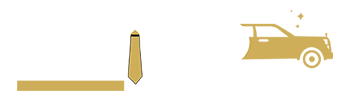 Metro Airport Service Logo with Tie and Limousine
